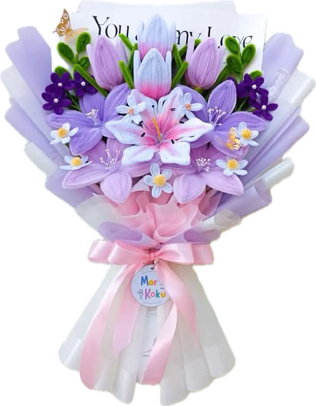 Selene Forever Flowers Crochet Bouquet