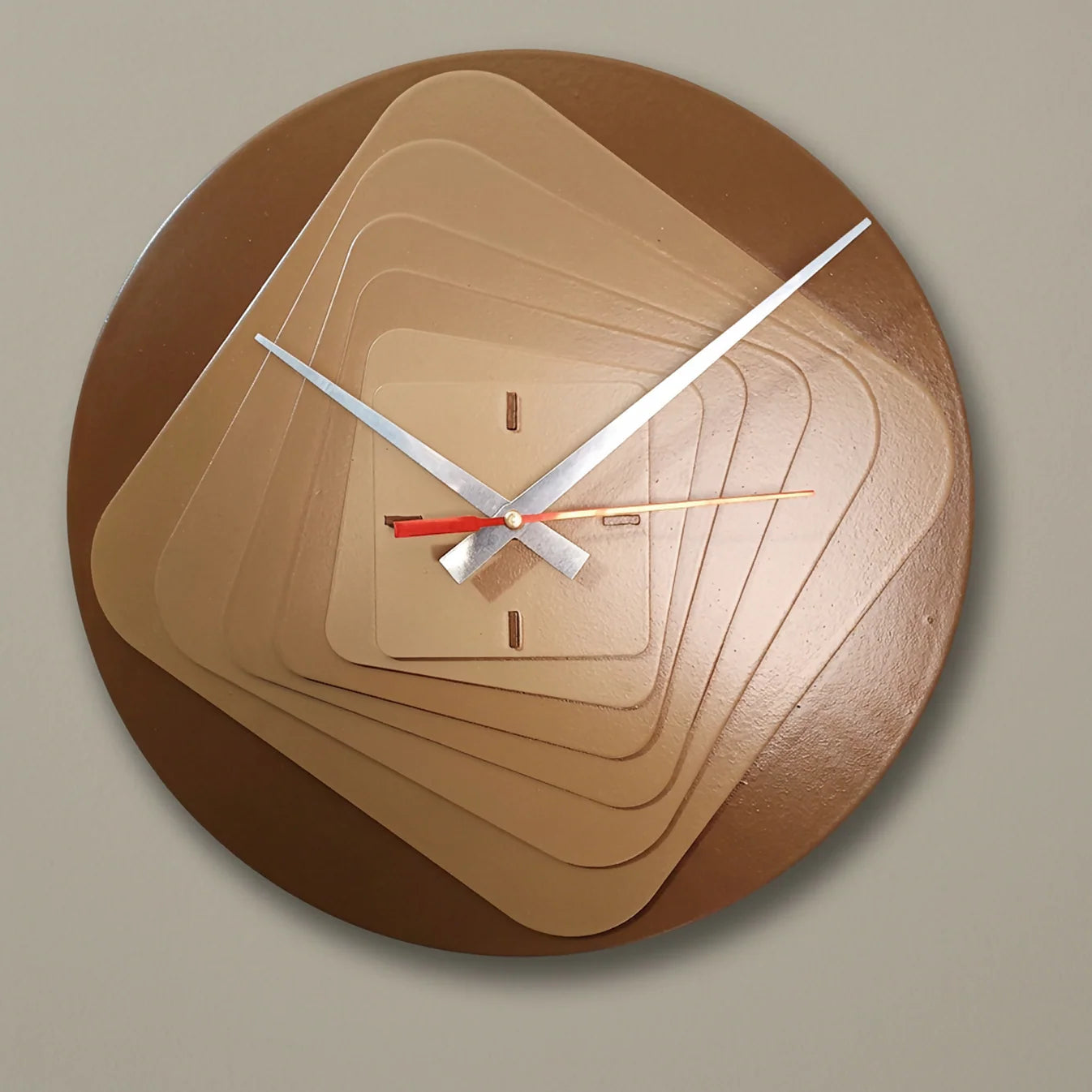 Modern 7 Layer Wooden Wall Clock