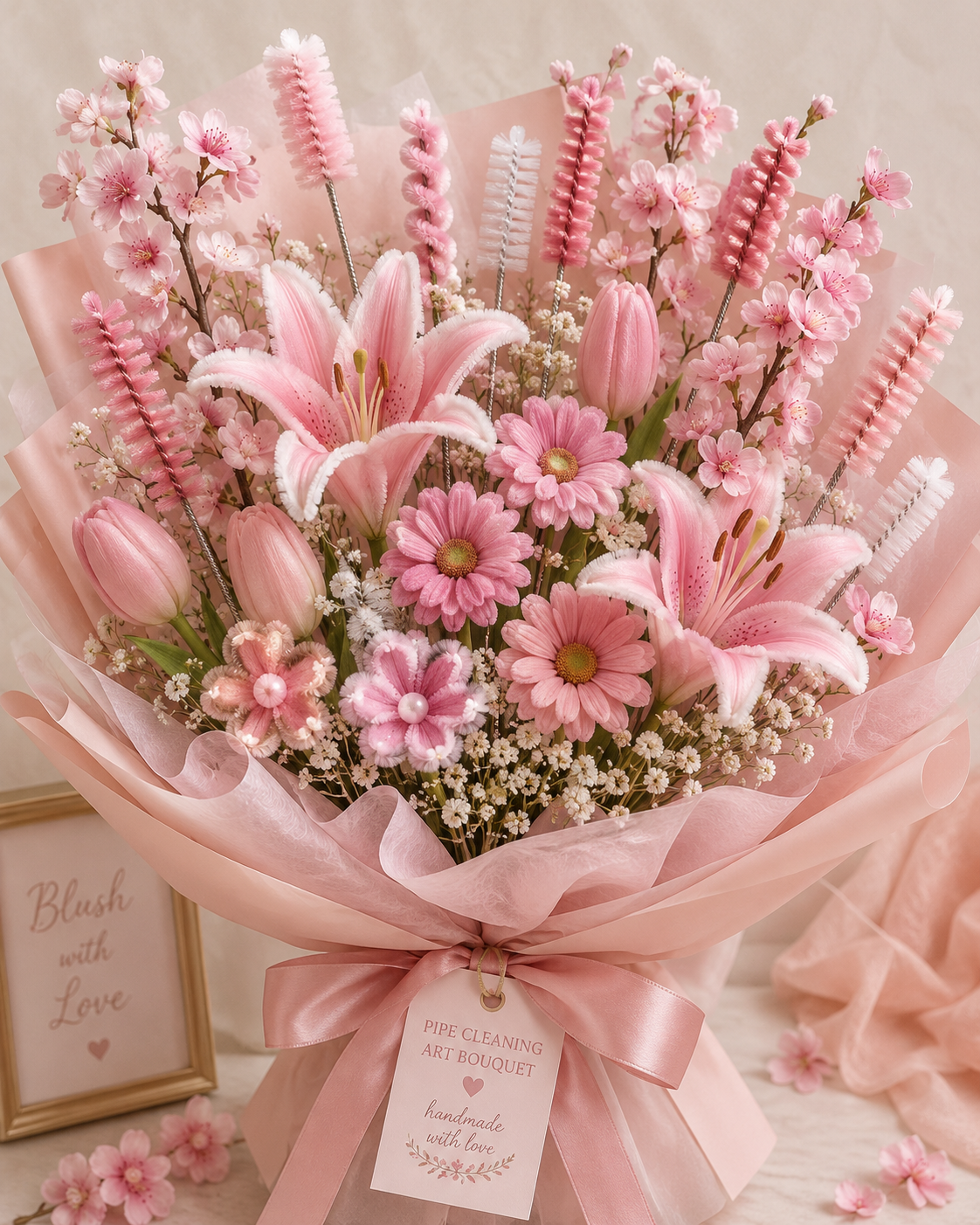 Selene Forever Flowers Crochet Bouquet | Everlasting & Handmade