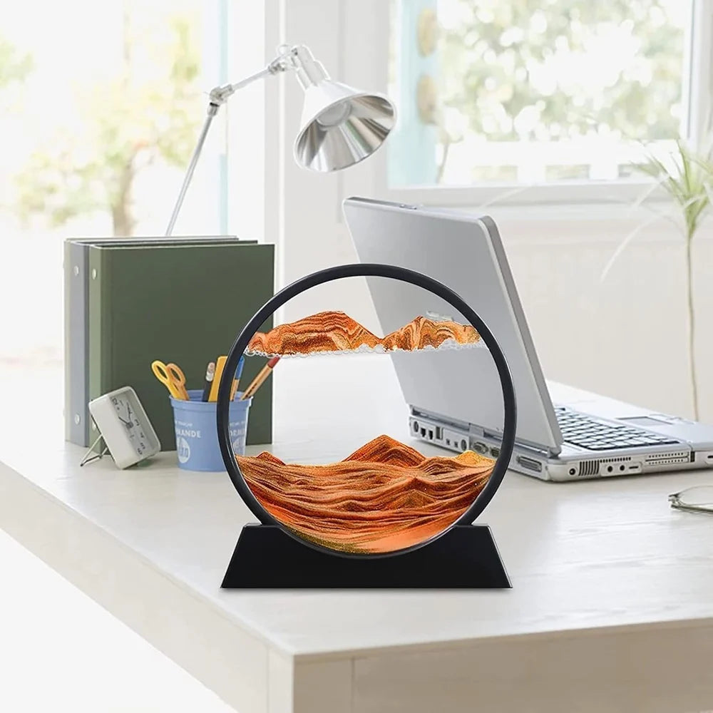 SAND ART ARTISTIC PAINTING | PERFECT FOR FOR WORKSPACE DESK, STUDY TABLE, AND RELAXATION ZONES
