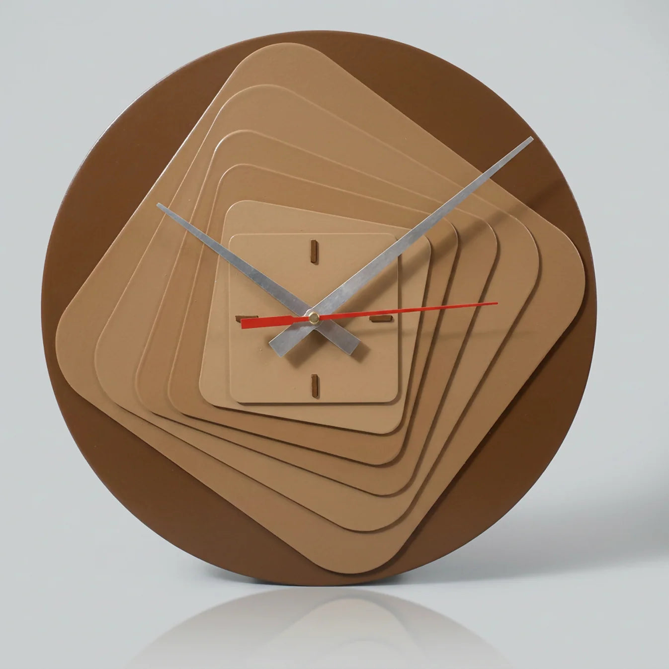 Modern 7 Layer Wooden Wall Clock