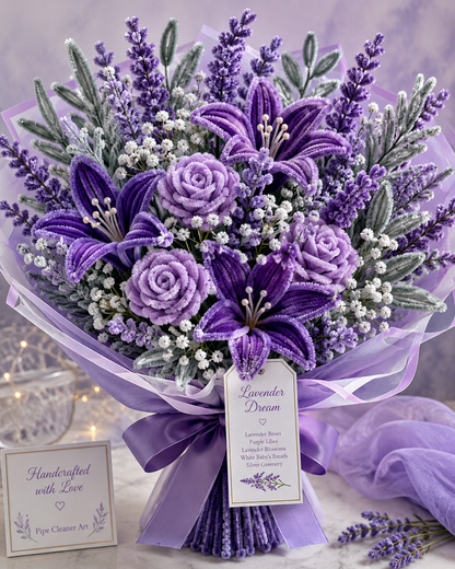 Selene Forever Flowers Crochet Bouquet | Everlasting & Handmade