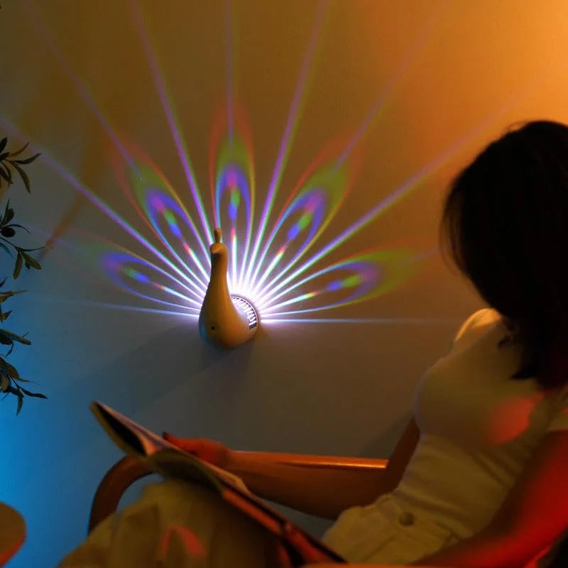Radiant Peacock Night Light™