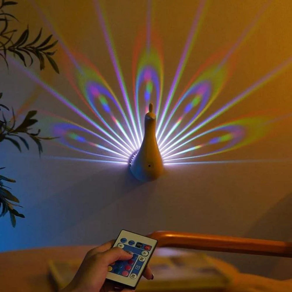 Radiant Peacock Night Light™